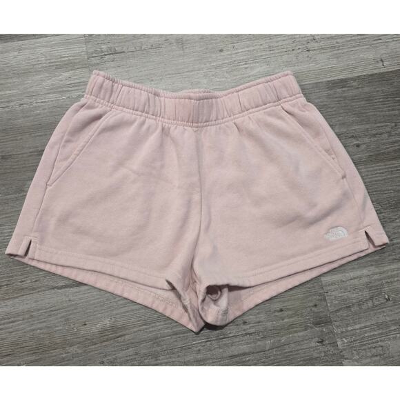 The North Face Pink Core Elastic Waist Workout Comfort Shorts w. Pockets - Picture 8 of 8